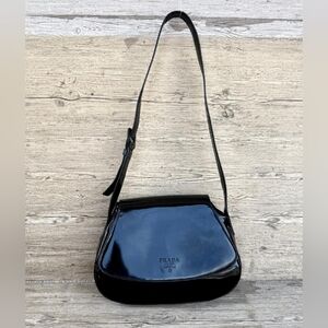 Prada Vintage Cleo Patent leather Bag